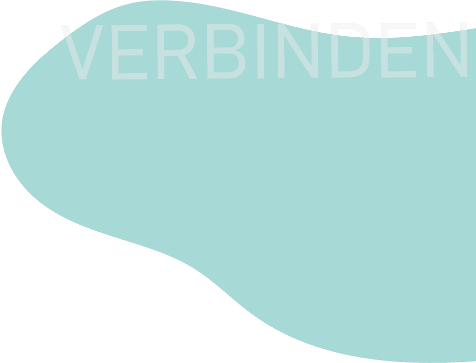 Verbinden background of turquise bubble